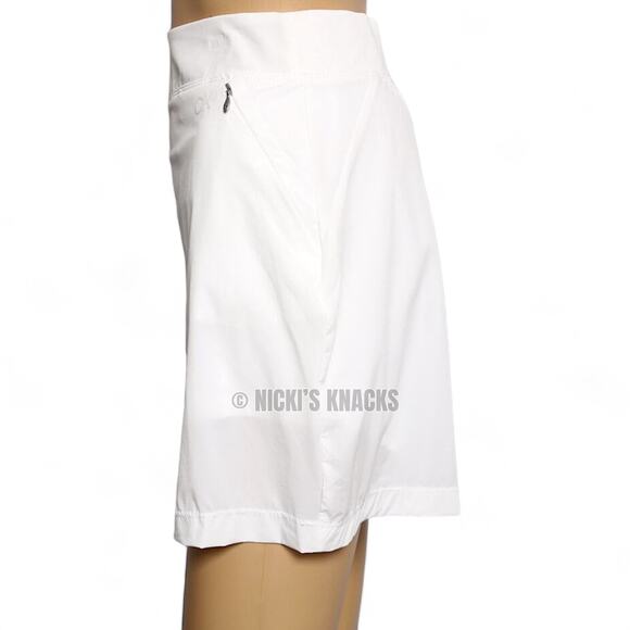 Calvin Klein White Tennis Skort Zip Pockets Stretch Built-In Shorts Size XL - Picture 3 of 12